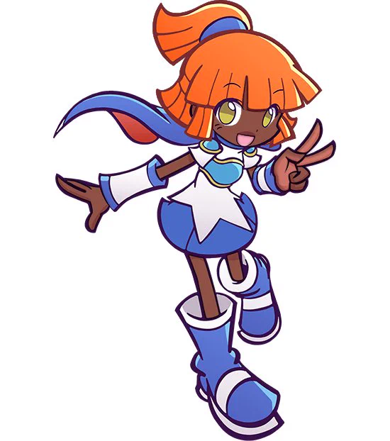 Arle Nadja is dark-skinned! 