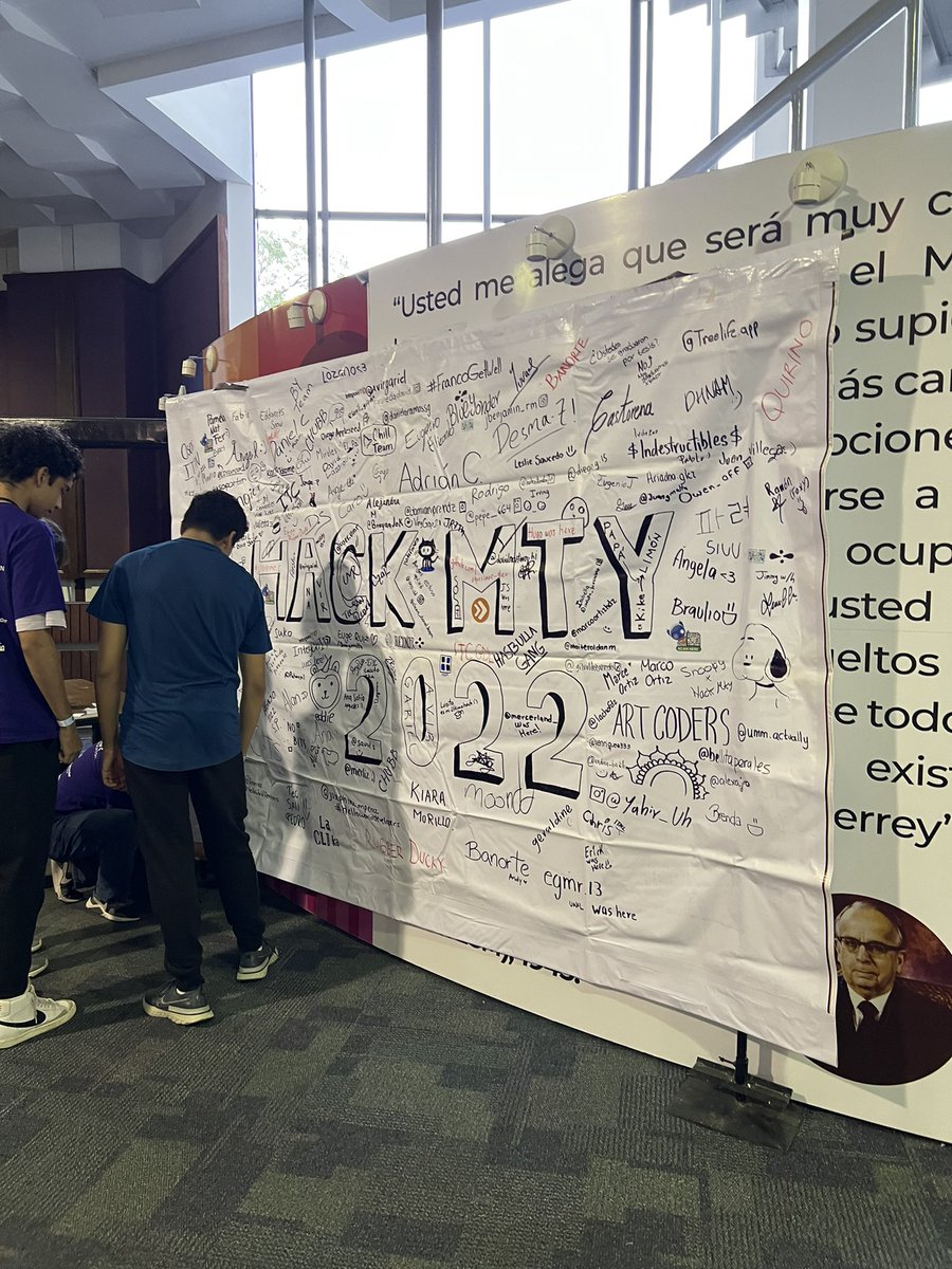 viccarre's tweet photo. Hack Mty
Mexico’s largest student hackathon.
🔥🔥🔥🔥
Glad to be back!
#HackMty https://t.co/NCF4v2Ddpf