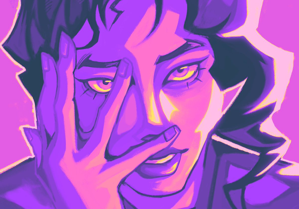 uugaos's tweet photo. HIIII I'm a young Brazilian artist who's still trying to find their style and who loves to use gradient maps for (almost) everything 💗💗 #latinescreate https://t.co/Rs26qTrg7m