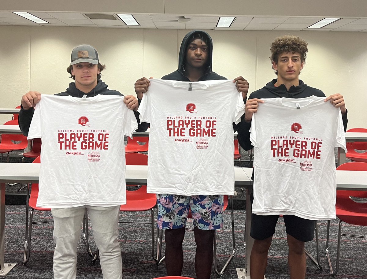 These boys were 🔥🔥🔥 last night! PLAYERS OF THE GAME <a href="/zach_flegel/">Zach Flegel</a> @Lance68350195 <a href="/NunnallyGavin/">Gavin_Nunnally</a> <a href="/grant_renken/">Grant Renken</a> (not pictured) sponsored by Nebraska Built Construction and <a href="/GorgesVolvo/">Gorges Volvo Cars</a>