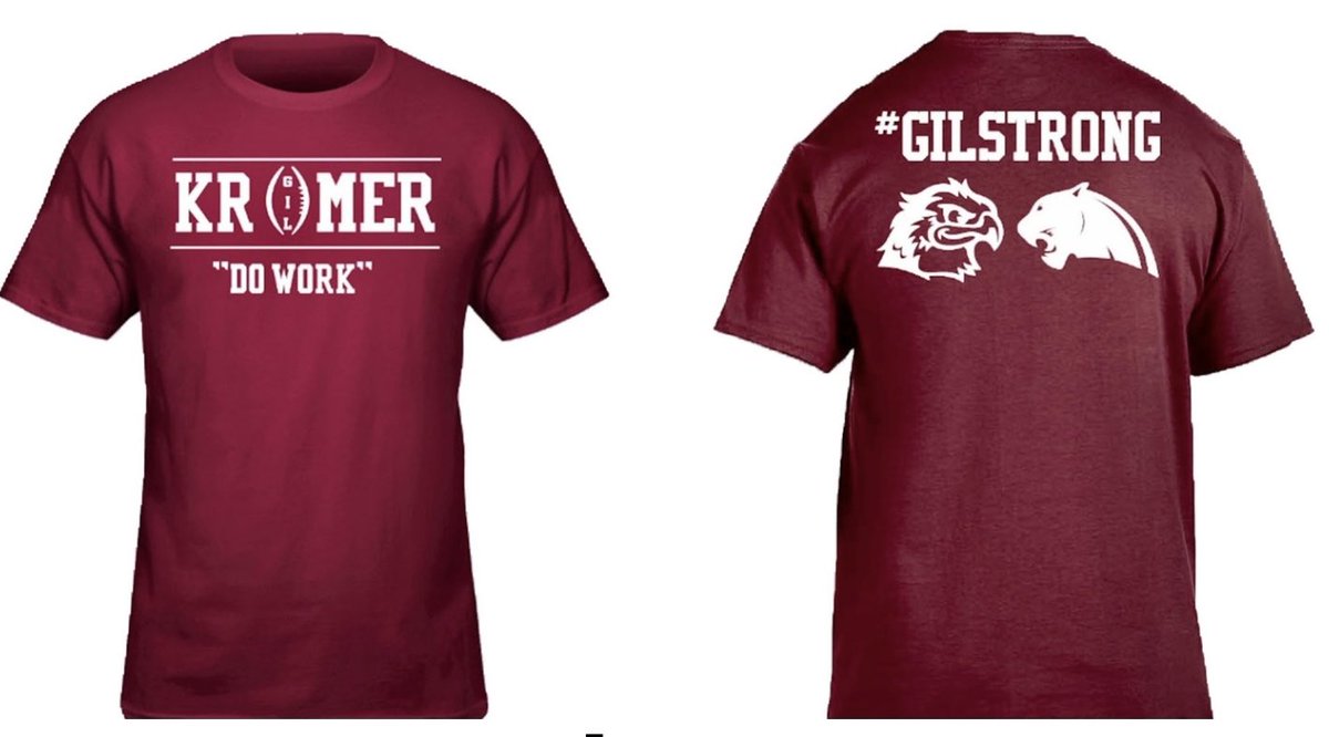 SmccTeen's tweet photo. Reminder Gil Kromer shirt orders are due by this Friday Sep 30. Order online using the link below. Shirts are $12 and all proceeds go to the Gil Kromer memorial scholarship Fund. https://t.co/4PZ5HVL4rD https://t.co/GG7xOH4PZh