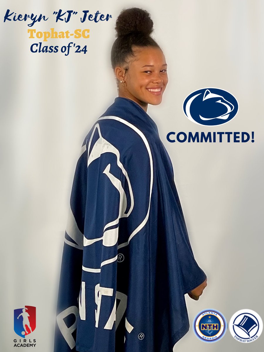 Hard 2 believe this moment has finally come for me and my family! Like many others, I’ve dreamt of this day and worked so hard for many years to achieve it! Yep, u guessed it, this is my verbal commitment to play college soccer at Penn State in ‘24! Blessed beyond measure! WeAre#