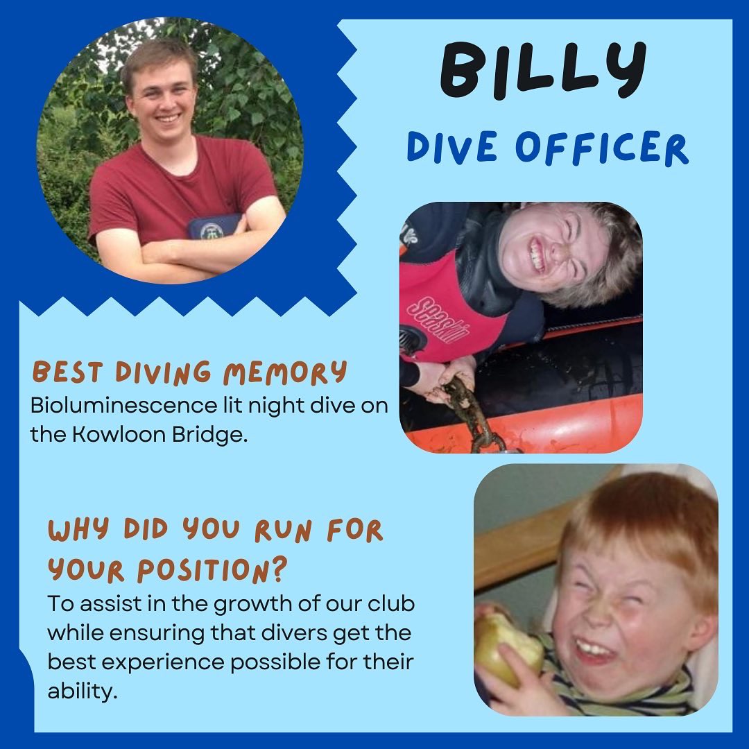 uccsubaqua's tweet photo. Introducing our 22/23 committee! 🥳

Meet Aindrias, Billy and Rob! 🤿

Stay tuned to meet more of our committee in the following posts! 🤠 https://t.co/Ol903B14jj