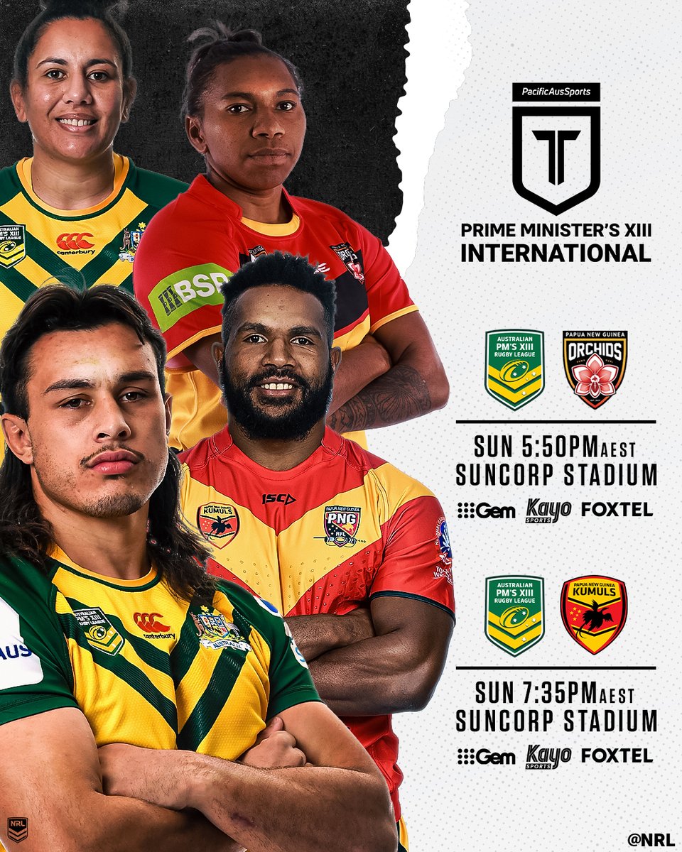 NRL's tweet photo. International footy comin' up TONIGHT! 🇦🇺 🇵🇬 

#PNGAusPartnership https://t.co/11eBgGr1YW
