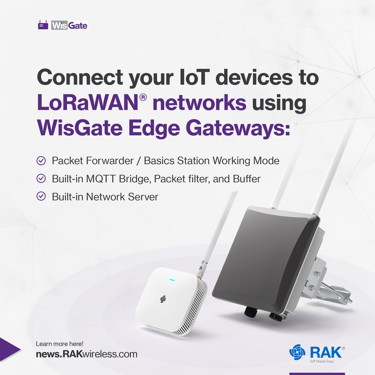 RAKwireless's tweet photo. #WisGateEdgeGateways is the product line for professional #IoT projects. It is capable of working as a #LoRa Basics Station & as #PacketForwarder thanks to that it is compatible with most LNS.
Visit our NewsHub to learn more:🔽
https://t.co/dOG9twDU21
#MQTTBridge #NetworkServer https://t.co/dt1nnnELiy
