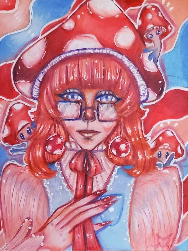 VibrantTendancy's tweet photo. The Mushroom Keeper 🍄
Prints for sale! (US shipping only)
$15.00
payment via PayPal
#original #vibrant #selling #etsy #mushrooms #psychedelic #Psychedelicart #fashion #outfit #female #portrait #androgynious #photooftheday #artistontwittter #artistsupport #coloring #fantasy https://t.co/89QEW6ch7H