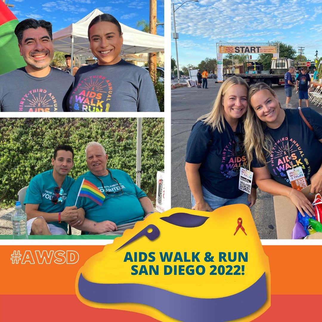 LGBTCenter's tweet photo. 🎉✨ #ThankYou to everyone who made AIDS Walk &amp; Run San Diego 2022 a huge success! Together, we walked, ran, and remembered those we’ve lost to HIV/AIDS.

To our dedicated volunteers, staff, sponsors, donors, participants – we could not have done this event without you! #AWSD https://t.co/v4q04E18W1