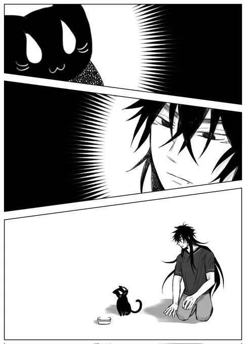 #このタグを見た人は自分が描いたモノクロ絵を貼れ
BL漫画しか描いてない\(^歯^)/
漫画フォルダからランダムの4枚～ 