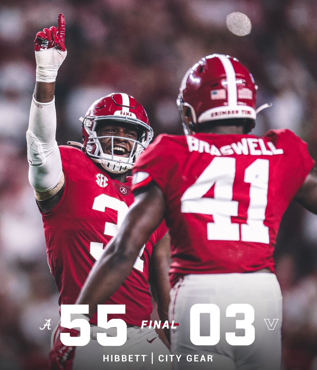 AlabamaFTBL's tweet image. TIDE 🔛🔝

#RollTide