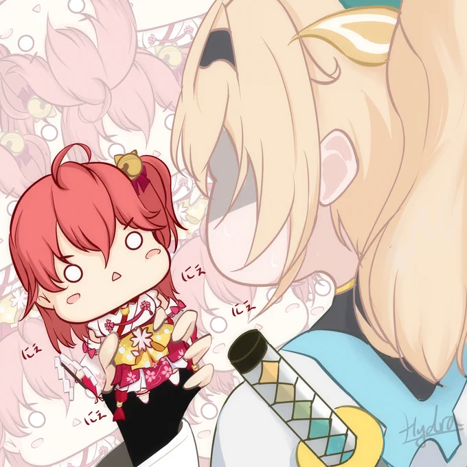 なんでぇ?#いろはにも絵を#miko_Art 