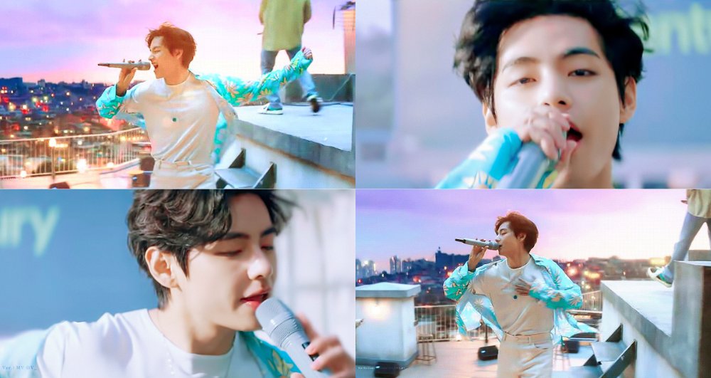 allkpop's tweet photo. [UCC] #BTS #Taehyung's impressive performance for 'Yet To Come (Hyundai Version)' gets compared to a musical https://t.co/H4H1WfkZvz https://t.co/9ca1x0HO02