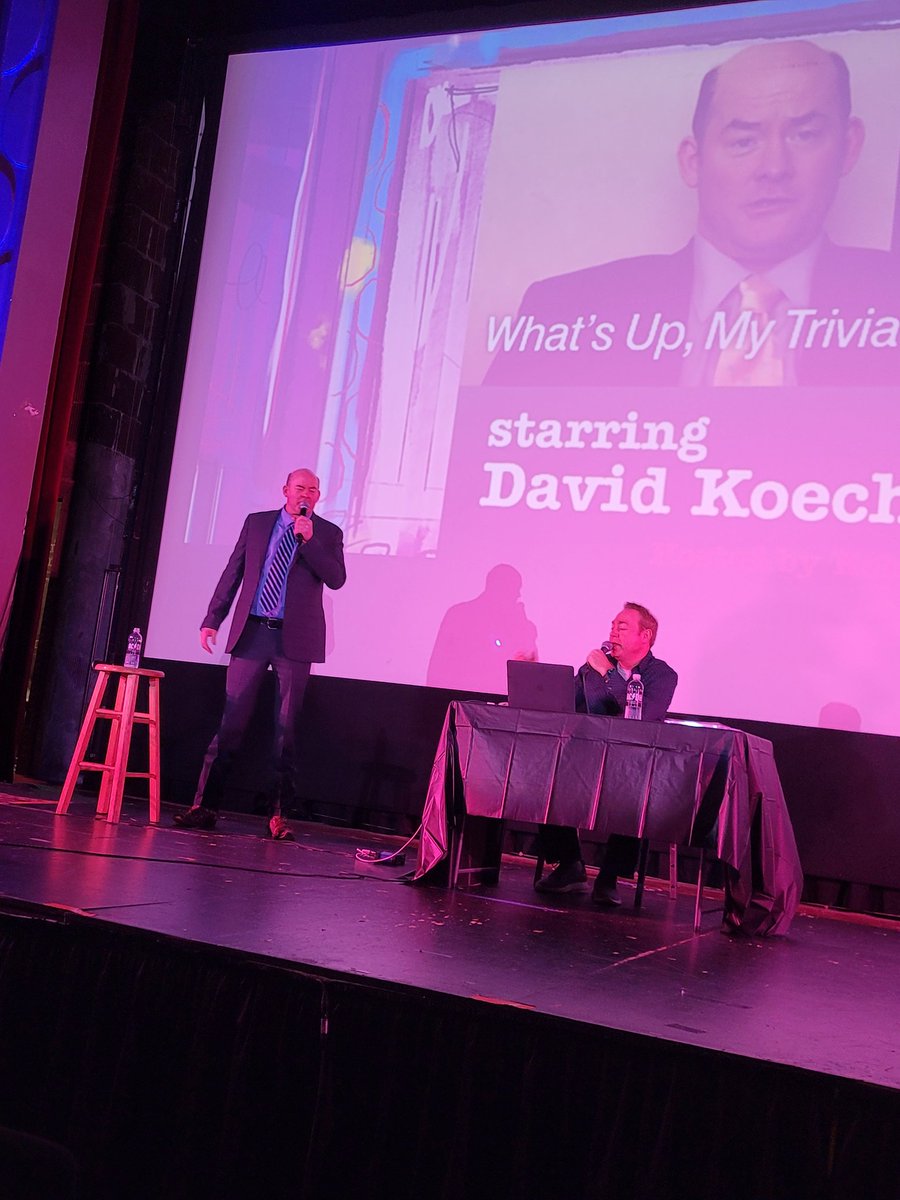 Great time at <a href="/cinemadraft/">Arlington Drafthouse</a> tonite, Office Trivia w <a href="/DavidKoechner/">David Koechner</a> and <a href="/RobMaher/">Rob Maher</a>...glad to bring <a href="/simbalovesbelle/">Amy Auville</a> and @JulietAuville to the show!