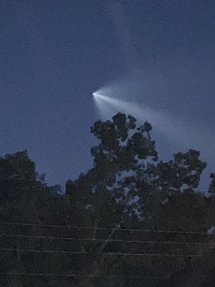 Saw the Falcon 9 launch from NJ!