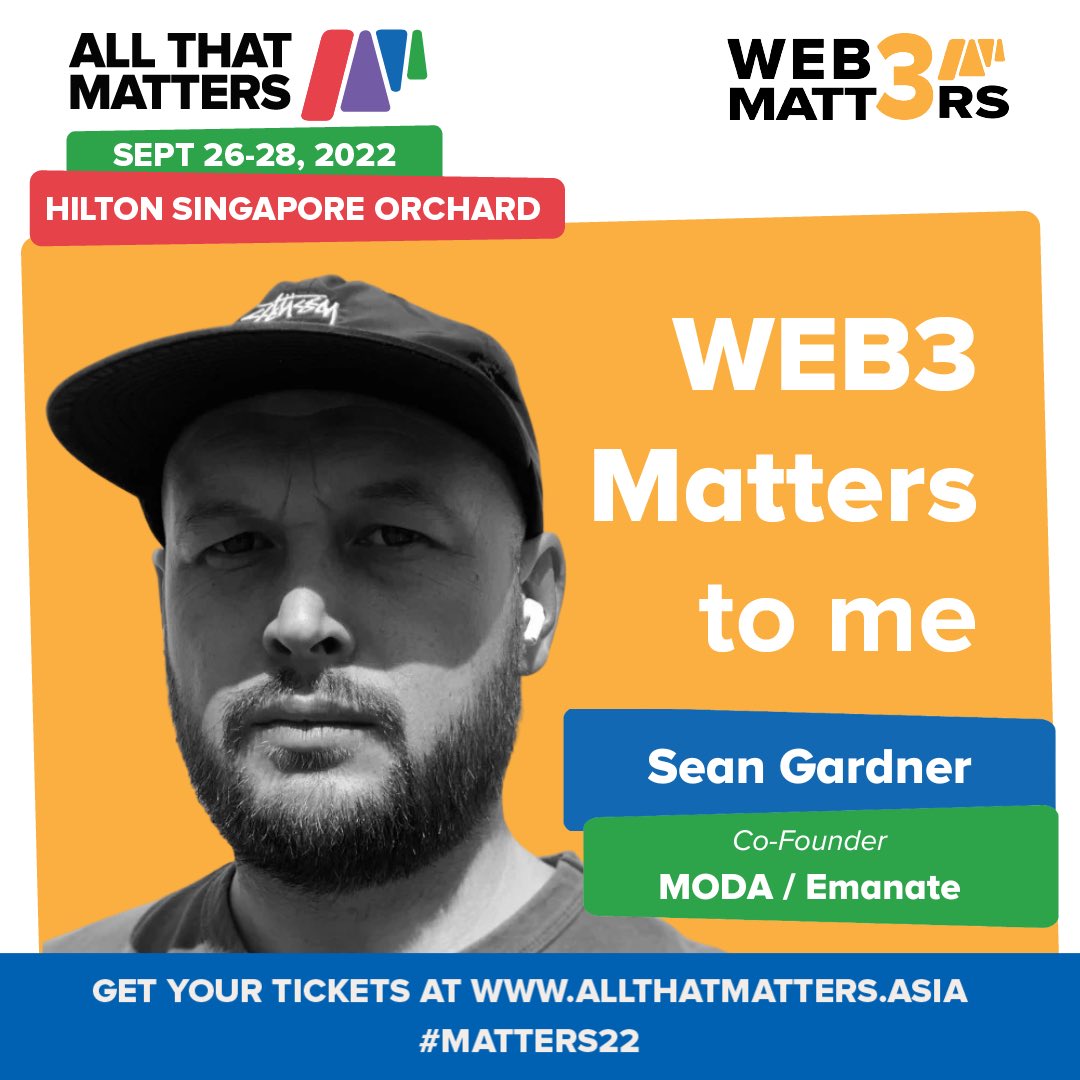 Keynote talk tomorrow at 11.40am if you are in Singapore. Find out how web3 is bringing in a golden age for music creators 

events.bizzabo.com/atm2022/agenda…