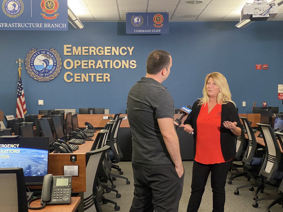 Martin County BOCC on Twitter "Martin Co Emergency Management Director Sally Waite spoke with