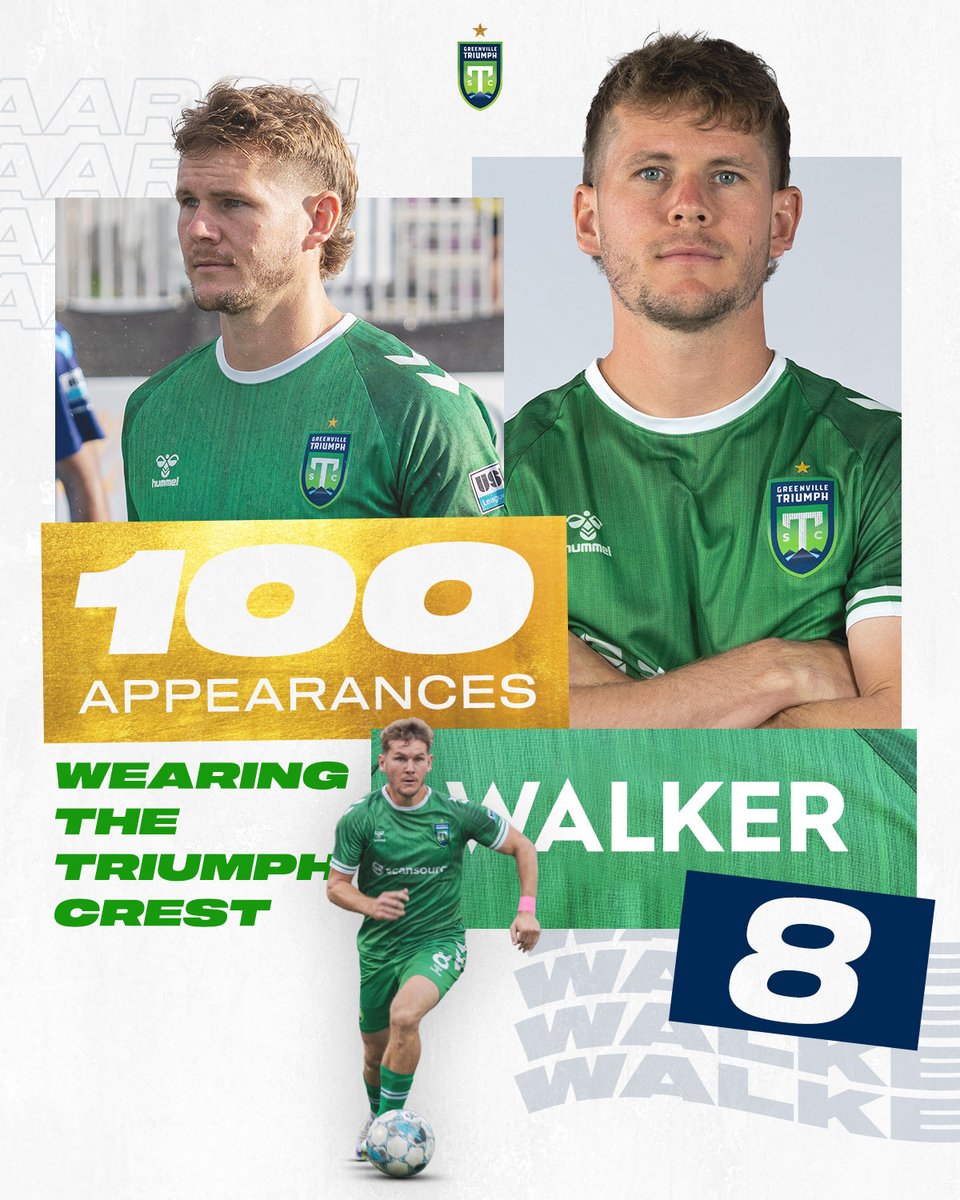 𝘞𝘪𝘵𝘩 𝘵𝘰𝘯𝘪𝘨𝘩𝘵'𝘴 𝘴𝘵𝘢𝘳𝘵, 𝘈𝘢𝘳𝘰𝘯 𝘞𝘢𝘭𝘬𝘦𝘳 𝘸𝘪𝘭𝘭 𝘳𝘦𝘤𝘰𝘳𝘥 𝘩𝘪𝘴 100𝘵𝘩 𝘤𝘢𝘳𝘦𝘦𝘳 𝘢𝘱𝘱𝘦𝘢𝘳𝘢𝘯𝘤𝘦 𝘧𝘰𝘳 𝘵𝘩𝘦 𝘎𝘳𝘦𝘦𝘯𝘷𝘪𝘭𝘭𝘦 𝘛𝘳𝘪𝘶𝘮𝘱𝘩!

Walker will be the first player in club history to reach this historic milestone!

#NCOvGVL