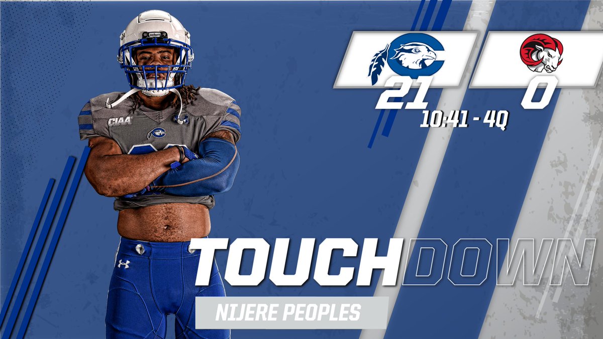 cuhawks's tweet photo. FB 10:41 4Q | Nijere Peoples finds the endzone to extend the lead to 21-0! https://t.co/fmW4aSFjyV