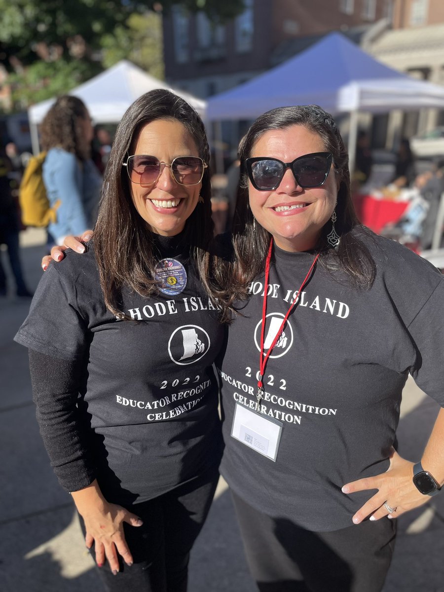 Congrats to my friend and former Coventry colleague <a href="/Kate_Cioe/">Kate Cioe</a> who is Teacher of the Year from Ponagansett High. Kate, you are an awesome force for good and amazing English teacher! <a href="/RIDeptEd/">Rhode Island Department of Education (RIDE)</a>