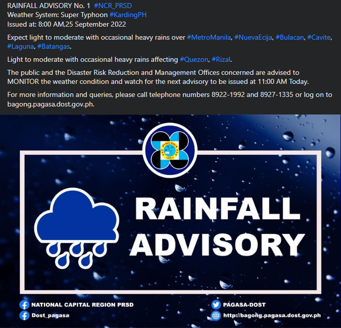 PAGASA-DOST tweet media