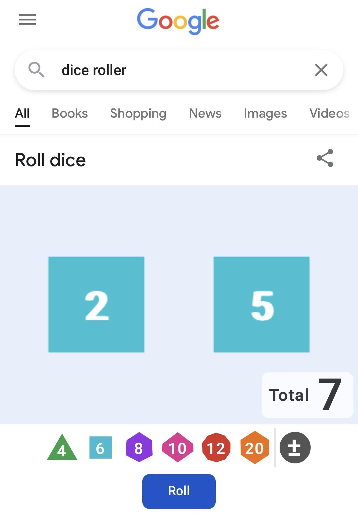Alice Keeler on X: How to Roll 3 Dice in Google - dice roller    / X