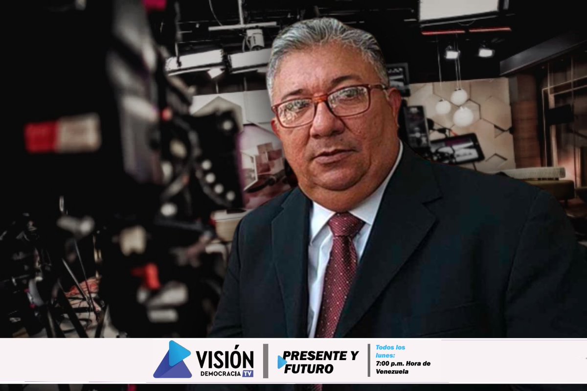 Vdemocraciatv's tweet photo. Por si te lo perdiste ¡Vuelve a ver!
 ¡Nuevo Zarpazo del régimen! en esta nueva edición de PRESENTE Y FUTURO con @joseluispirelar. https://t.co/YIAzfK0uMQ