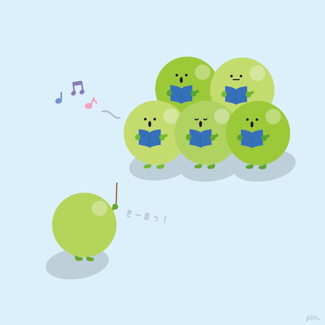 pin_hm333's tweet photo. シャインマスカット合唱団🎶

#イラスト #お絵描き #ゆるい絵
#ゆるいイラスト　
#イラスト好きな人と繋がりたい 
#絵描きさんと繋がりたい https://t.co/LT9hilVIkZ