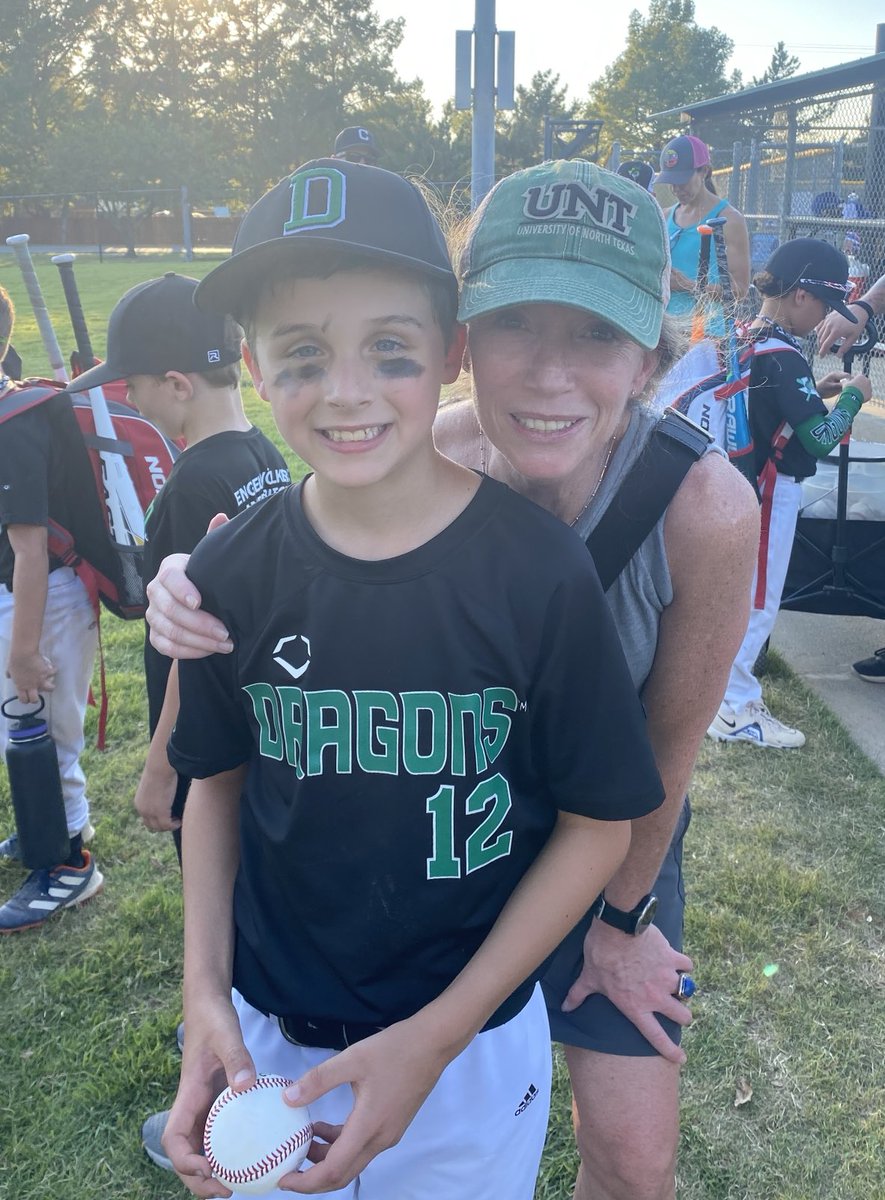 It's Dragon Baseball season! Saw Dane hit and pitch...with strikes! Best afternoon💪🧠❤️⁦@Jack_D_Johnson⁩ #whyweteach