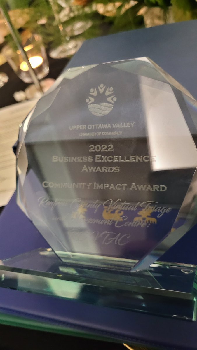 Congratulations <a href="/RenCtyParamedic/">County of Renfrew Paramedic Service</a> <a href="/RenfrewCounty/">County of Renfrew</a>! 
<a href="/donohueranch/">Michael Donohue 🇨🇦🇺🇦</a> @DebbieR83598868 <a href="/ChiefMNolan/">ChiefMNolan</a> <a href="/UOVCC/">Upper Ottawa Valley Chamber of Commerce</a>