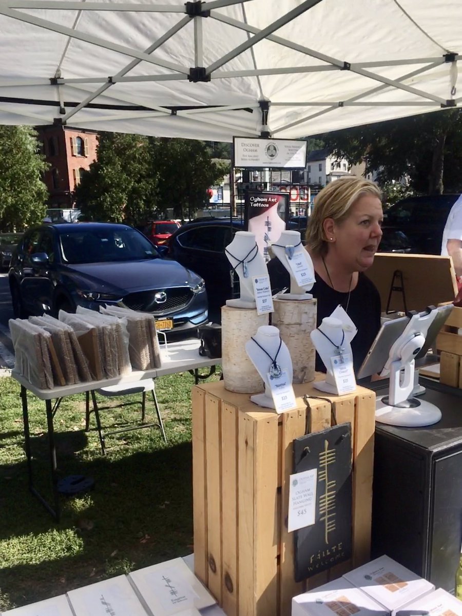 IrishBusinessNY's tweet photo. Great to see @IrishBusinessNY #ExecBoard #Secretary Colleen Conway @OghamArt @ #HudsonValleyIrishFestival in #Peekskill @ Saturday, September 24th 2022 https://t.co/yWUnBfZQhW