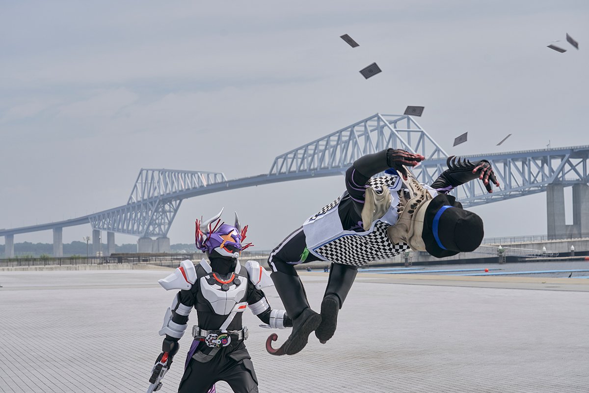 TokuRed's tweet photo. Kamen Rider Geats Episode 5 pics part 1

Punkjack

#仮面ライダーギーツ
#ダーパン #dapaan #
#仮面ライダータイクーン #tycoon
#バッファ #仮面ライダーリバイス
#仮面ライダーメリー #mary
#ナーゴ na-go #オニシスター
#ギンペン #ginpen #revice
#ドンブラザーズ #donbrothers https://t.co/FKfOTYsAxH