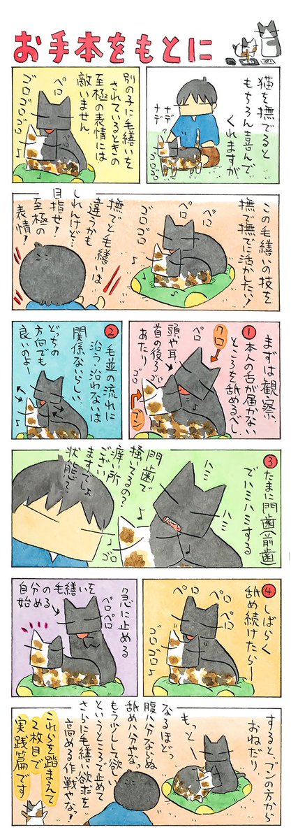 極めろ!毛繕い!│フェリシモ猫部 https://t.co/r6O0W0wqVz 