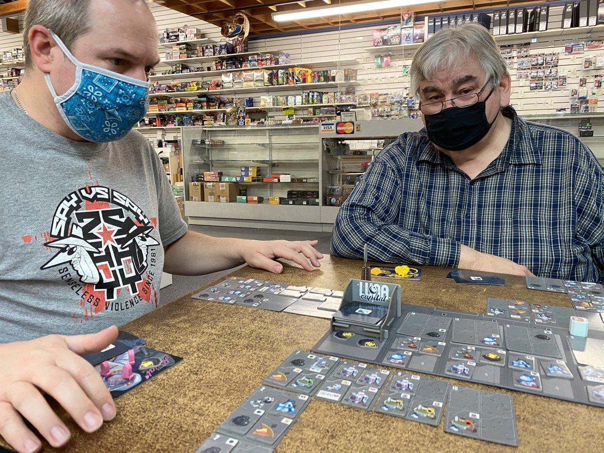 wots_qc's tweet photo. The crew had fun trying out Luna Capital this evening!

@DexEnvoy  @devirgames #lunacapital2022 

#boardgame #boardgamegeek #tabletopgames #tabletop #gamenight #gaming #boardgaming #boardgameaddict #bgg #playmoregames #bbgcommunity #boardgamegirl #greatgames https://t.co/pwKCKpgn2Y
