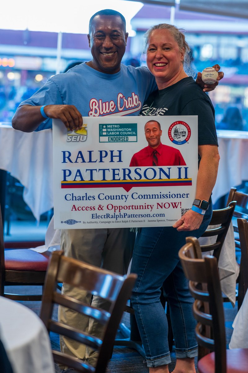 ElectRPatterson's tweet photo. Thanks to all my supporters for coming out to support the campaign & the @BlueCrabs. Food, family & fireworks made for a great night. Can't wait to get to work for @CharlesCoMD & bring "Access & Opportunity NOW!" to everyone. #electralph2022 @mddems @TheDemocrats #giveemshell 🦀 https://t.co/elRCUWchYn