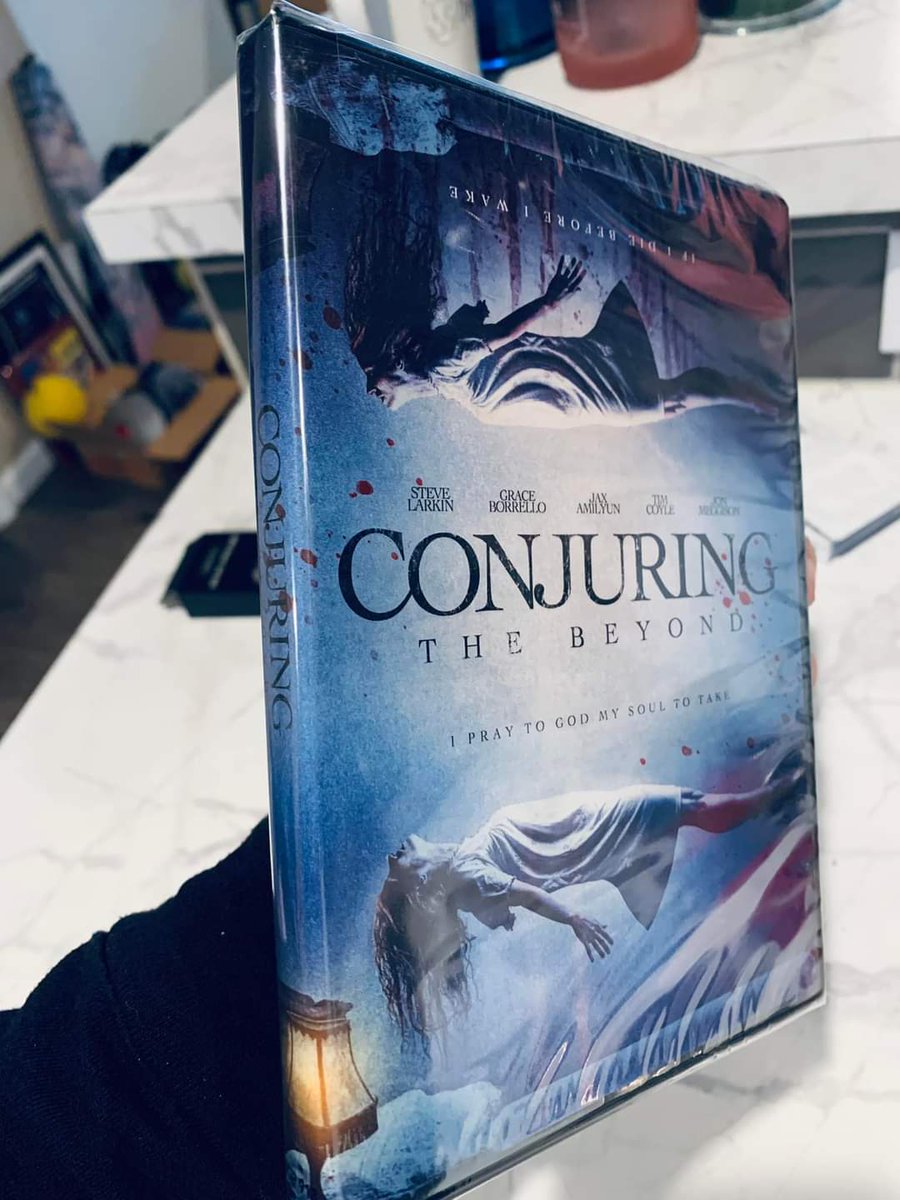 SteveLarkin3's tweet photo. DVD for 'Conjuring the Beyond' out now!!! So exciting ❤️ 🎥 #horror #dvd #NewRelease #Acting #movies #film #sleep #doctor #HorrorMovies #actorslife #actor #HorrorCommunity @BreakingGlassPx https://t.co/CJgaDvnyLG