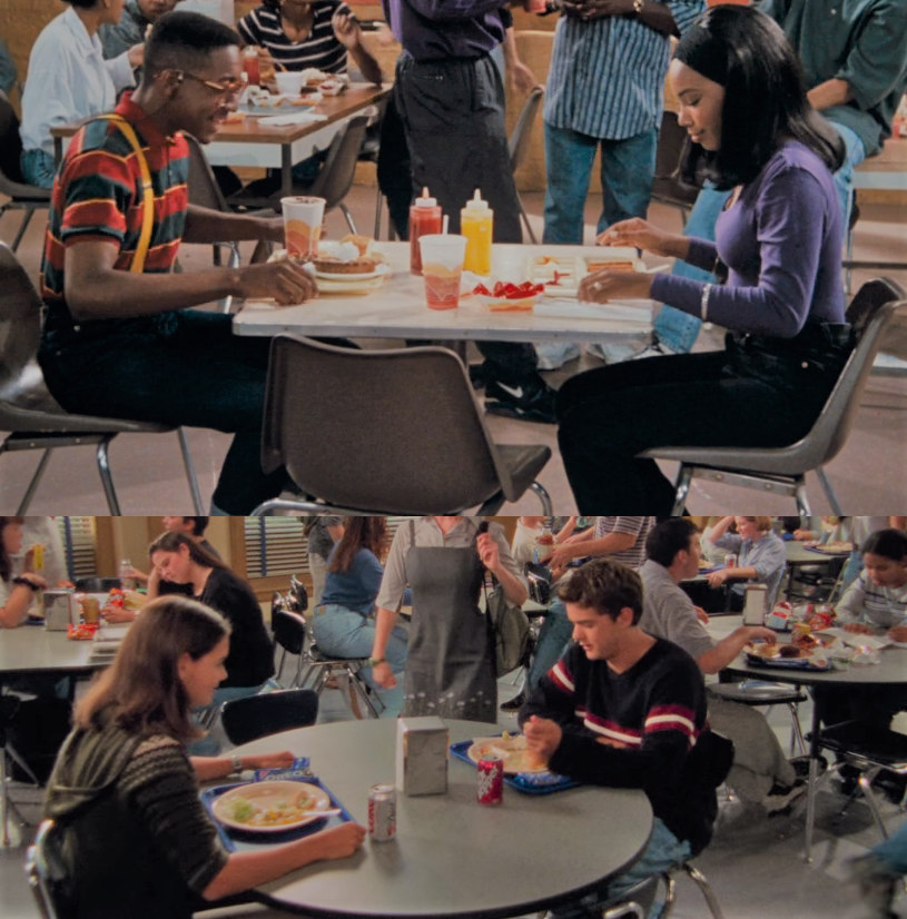 bestofjjackson's tweet photo. Pacey &amp; Joey and Steve &amp; Laura 🤝 Having sweet moments sitting alone in their school cafeteria  💖💖
#DawsonsCreek #FamilyMatters #paceywitter #joeypotter #steveurkel #laurawinslow #jacey #pjo #staura https://t.co/5TXFtzYABP