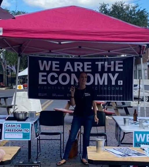 CarrieAnne808's tweet photo. We had a great time! Thank you for everyone's support. If you couldn't make it out sign the open letter link in my bio #basicincomemarch2022 #teamubi #socialjustice #directcash https://t.co/QoQI9x6ZEY