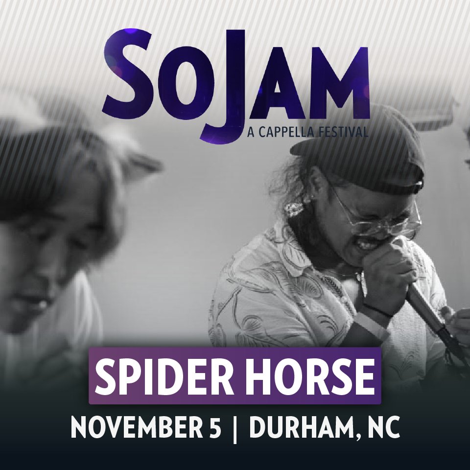 SoJam's tweet photo. π·οΈπ΄
iykyk
And if you don't, get your #AllAccessPass, meet the new faces of vocal music and experience what's possible at #SoJam2022.
#SoJam #ACappellaFestival #DurhamNC #SpiderHorse https://t.co/658zQIqGsN