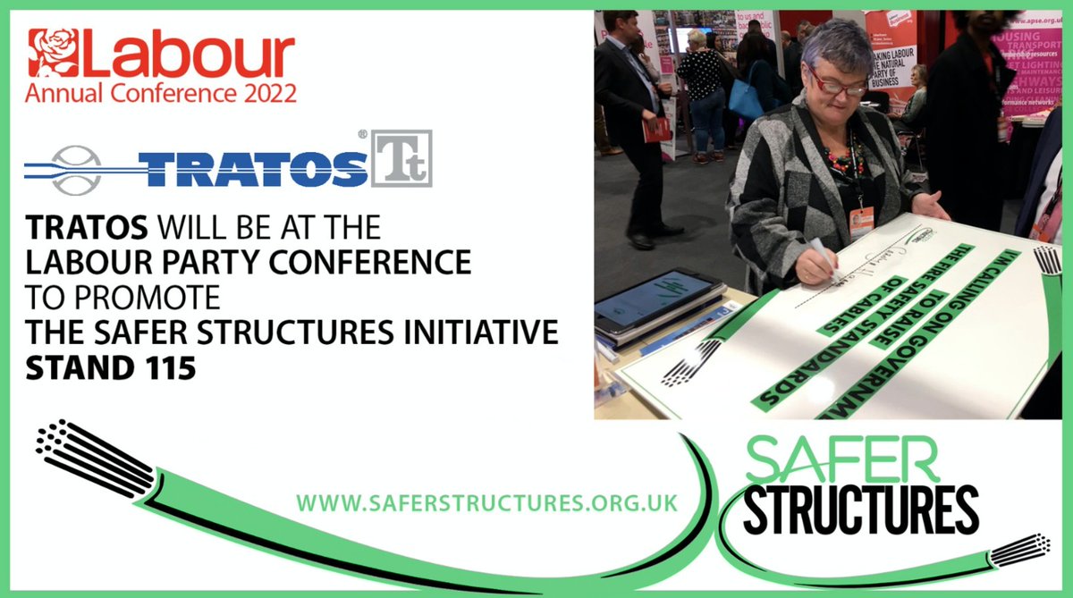 bragagnimaurizi's tweet photo. As every year I am waiting you at the @TratosGroup #Stand115 to the @UKLabour Party to promote @SaferStructures https://t.co/gonD01If9i
