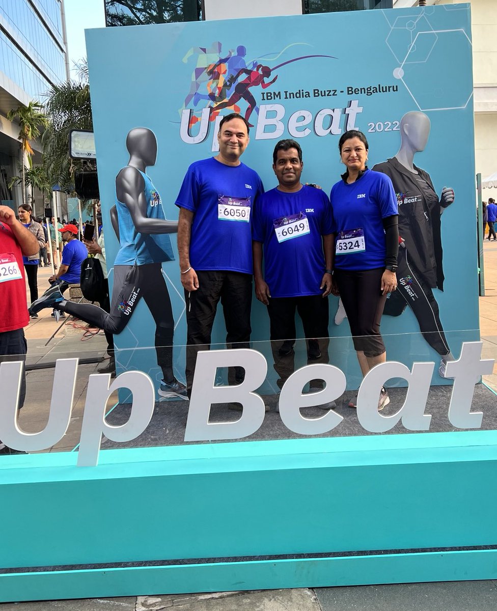 Good morning Bengaluru!! #5KRun #UpBeat2022 #IBMIndia ⁦<a href="/rpalanki/">Rajeev Palanki</a>⁩ ⁦<a href="/enasser01/">Nasser Ebrahim</a>⁩