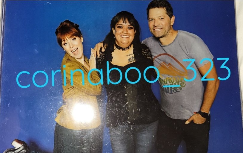corinaboo323's tweet image. -Smiles! @mishacollins @RuthieConnell #KCCon2022 #SPNKCCon #KCCon #SPNCon