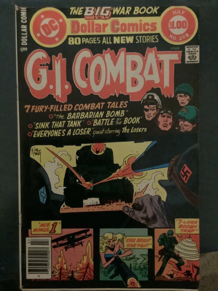 revco292572000's tweet photo. Between golf, football and, well, talking to my family, I was only able to read one book today. But it was a big one. #GICombat #WarComic https://t.co/DbDEHzLve9