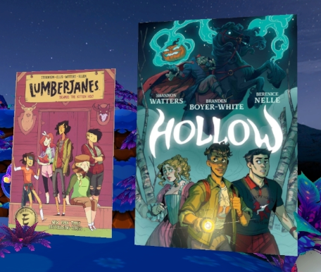 FanConXR's tweet photo. Happening now!
#FanConXR Creator Owned panel w/ #IndyComics creators @kayden_phoenix (A La Brava) @shanito &amp; Branden Boyer-White (Hollow) @Peposed (Savage Avengers) &amp; @comixace

Visit https://t.co/nG1Tt5CNer to join for FREE

#Comics #Comicbooks #VR #VirtualReality https://t.co/WkF8qIjDtx