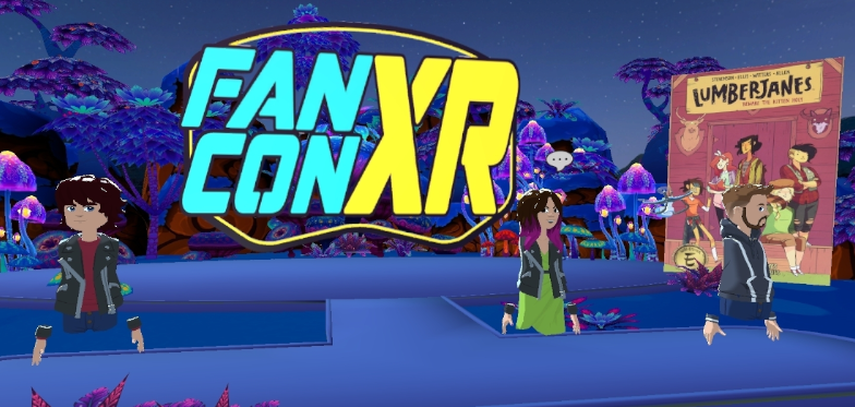 FanConXR's tweet photo. Happening now!
#FanConXR Creator Owned panel w/ #IndyComics creators @kayden_phoenix (A La Brava) @shanito &amp; Branden Boyer-White (Hollow) @Peposed (Savage Avengers) &amp; @comixace

Visit https://t.co/nG1Tt5CNer to join for FREE

#Comics #Comicbooks #VR #VirtualReality https://t.co/WkF8qIjDtx