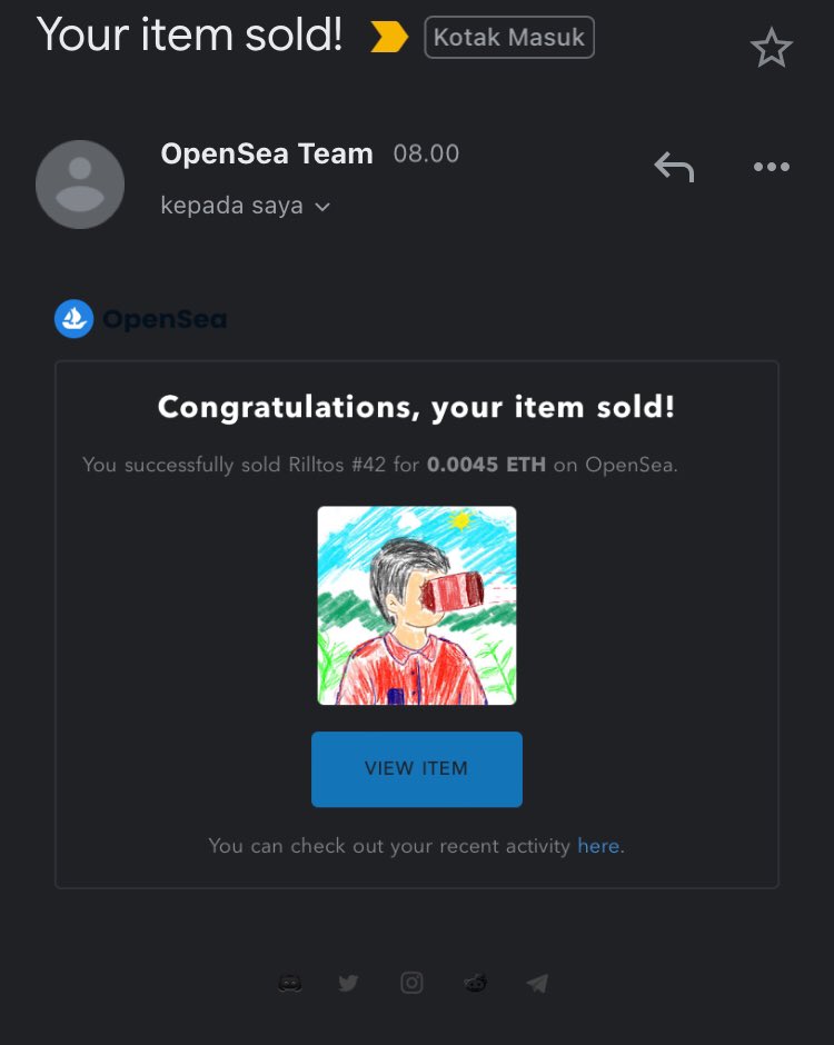 Rilltos #42 sold to <a href="/jhjcripto/">Tortuga 3</a> 

Thank you so much for your support🫶🫶

Follow and support him fam <a href="/jhjcripto/">Tortuga 3</a> He have Cool Cactus Collection🌵🌵🌵

#NFTCommunity