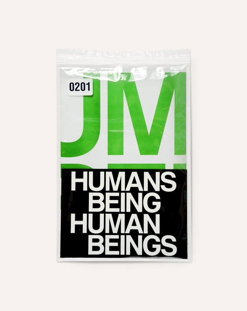 Back in stock at Draw Down! We're in the 600s of these numbered poster editions (and 666 is available🤘).

Humans Being Human by designer <a href="/zakjensen/">Zak</a> . 
Poster, 30 × 22.75 in. + 2 postcards for $8.00

draw-down.com/products/human…
