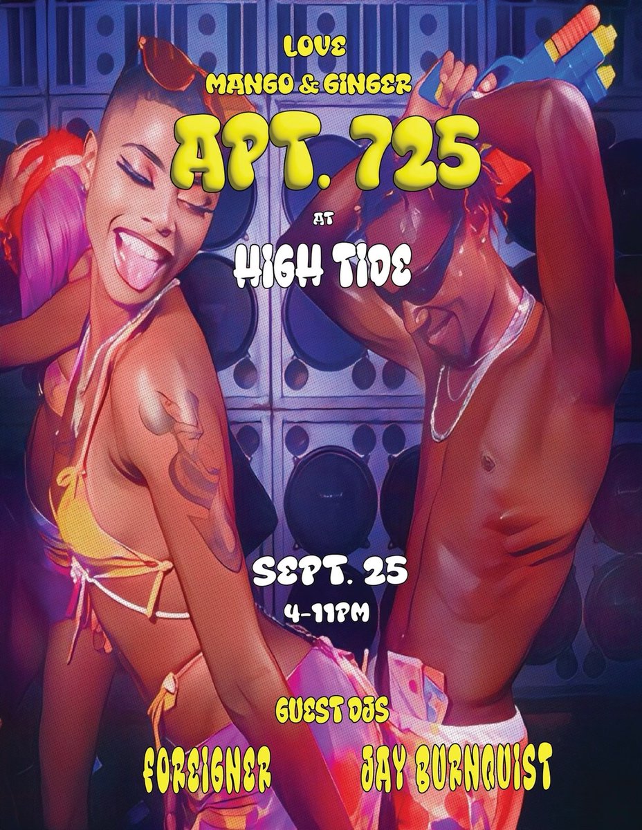 APT. 725 Bringing you the experience of the barrio/favela/hood we were all raised in. Think of a lit kickback at your tias.

DJ Love and DJ Duo Mango &amp; Ginger curated this event as a space to dance and vibe to global sounds.