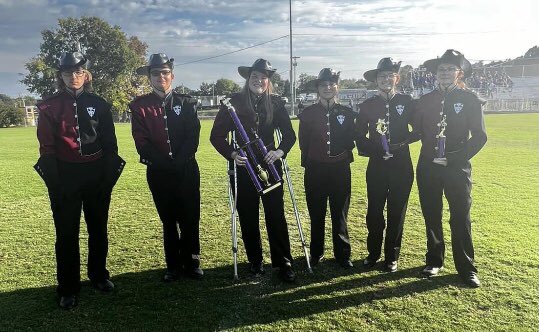 BandRobertson's tweet photo. Great performance by the ERHS Band at the Yellow Jacket Invitational in Hartsville with 1st place caption honors in field commander and percussion and 1st place band in their classification! #WeAreRCSTN #RobCoMusic https://t.co/zxUM6NGaOF
