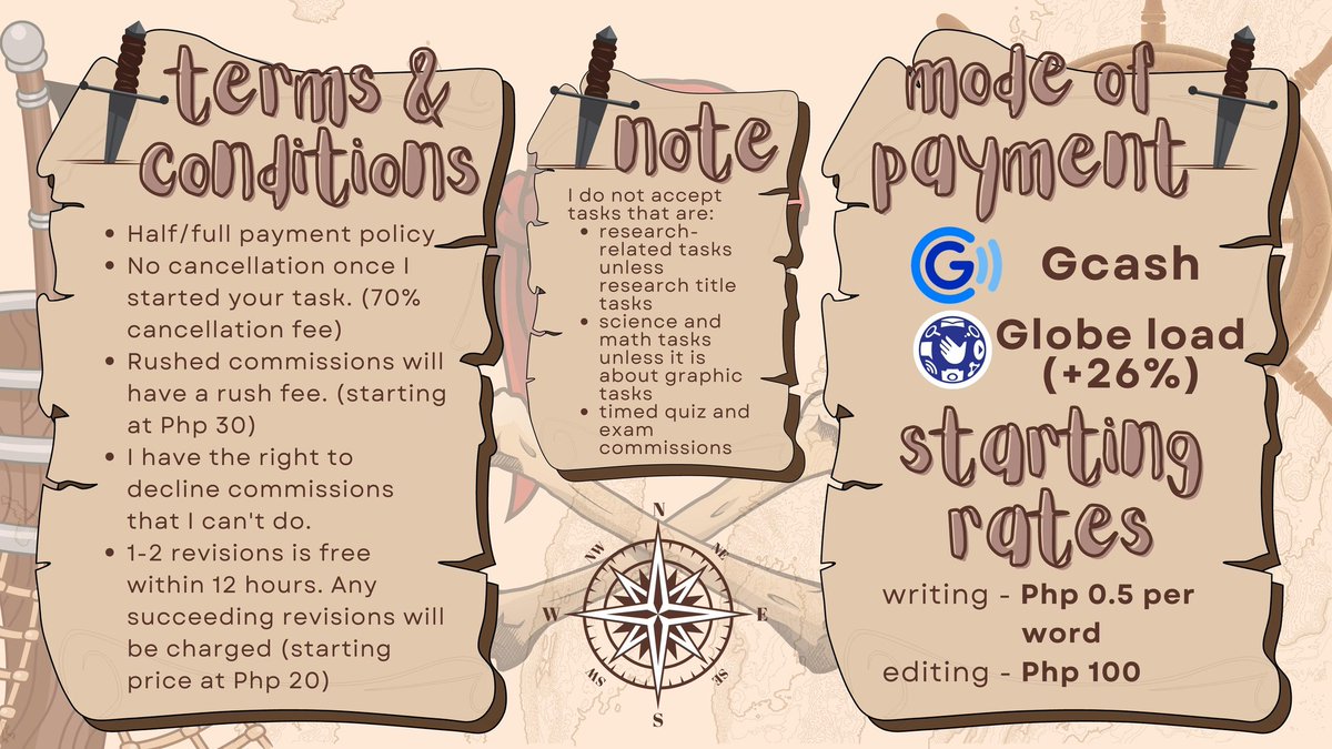 Capt. Louise 🏴‍☠️ | OPEN ; rush & non-rush comms tweet media