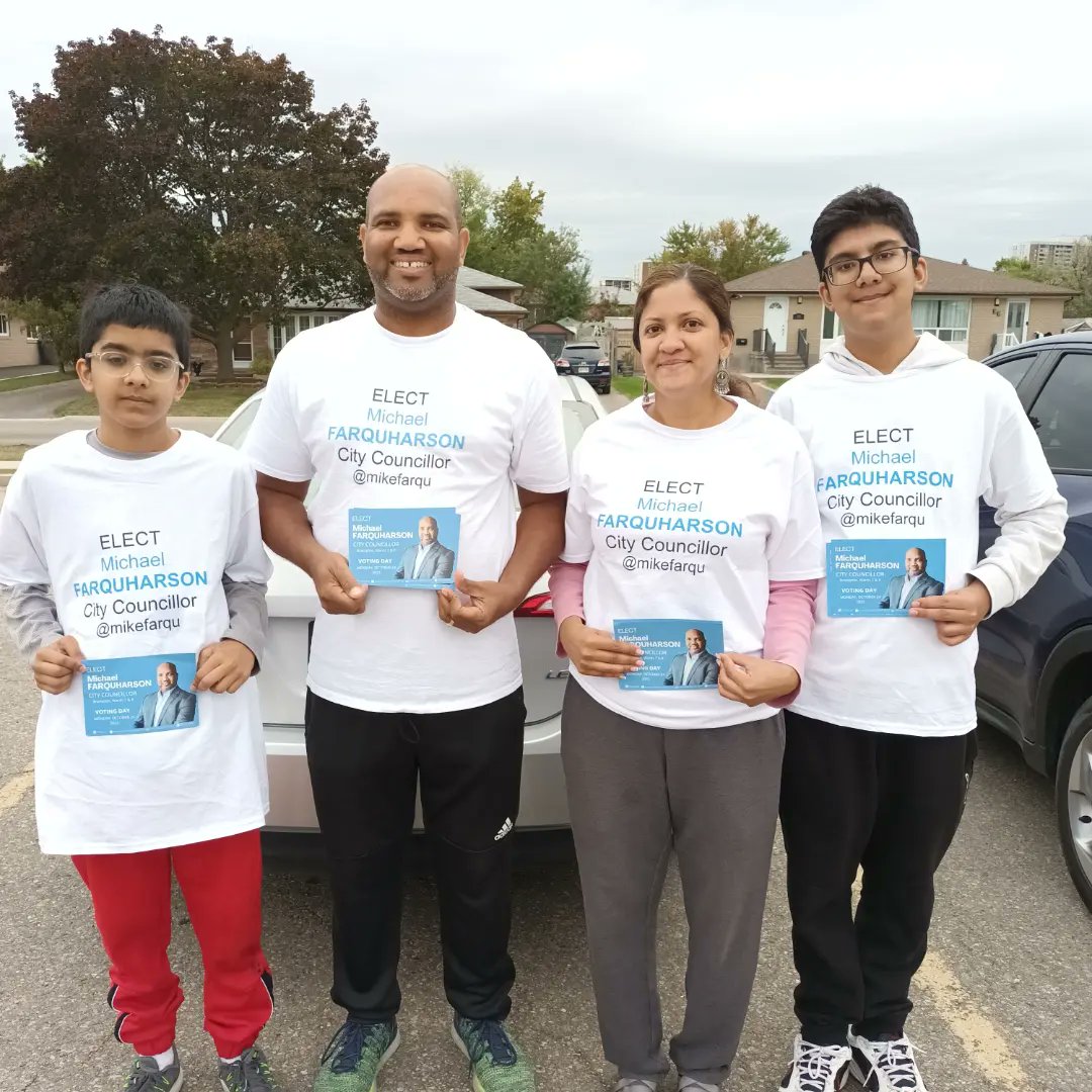 mikefarqu's tweet photo. Great day out with #teamMichael door knocking today in #bramptonwards7and8.

Less than two weeks before advance voting starts on Friday, October 7th. Make sure you go out to vote, #voteMichael and vote early.

https://t.co/gMuZefaGKv

https://t.co/a56qakxZFV

#brampton https://t.co/xeNeUxv07N