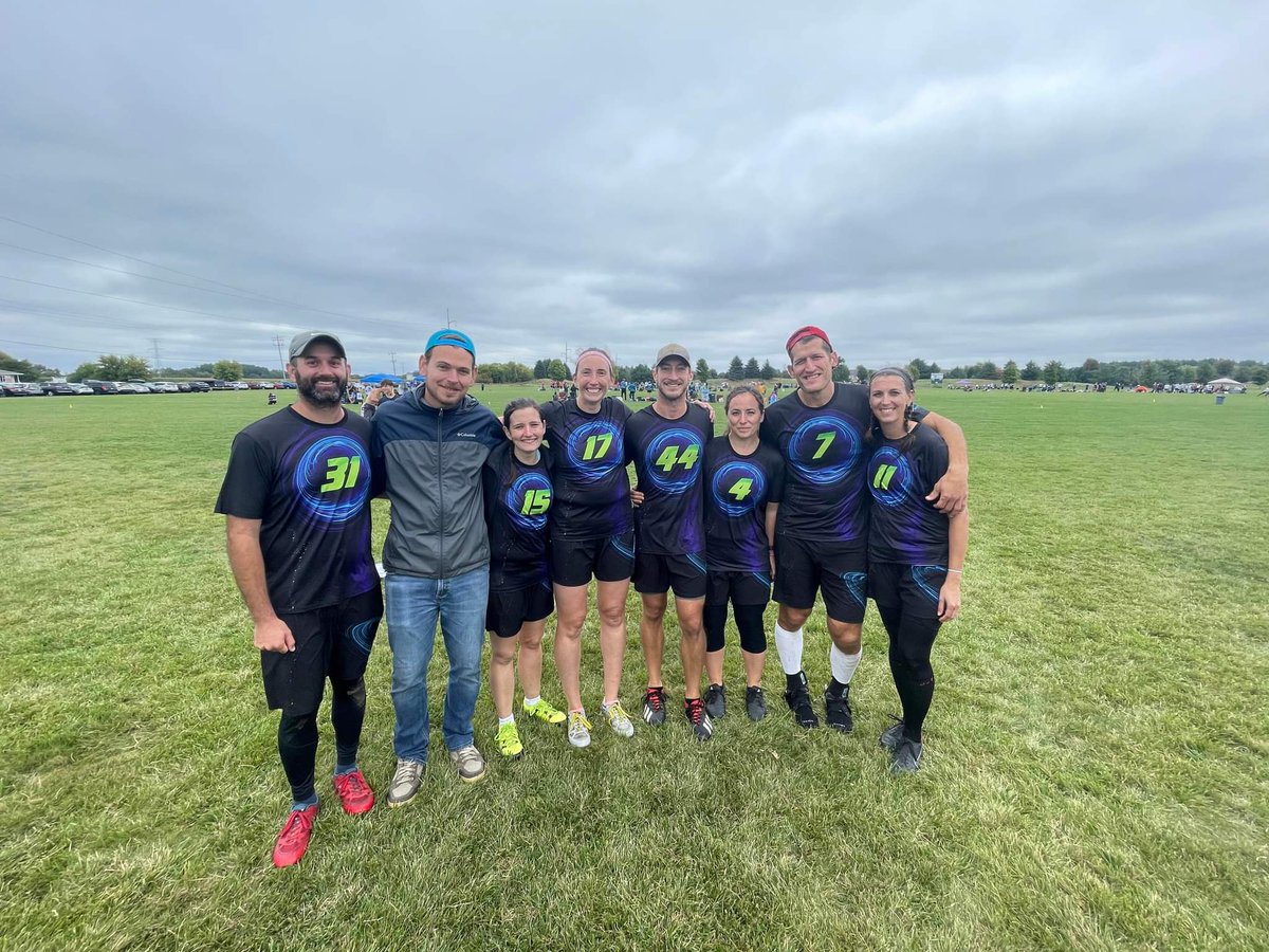 PointUltimate's tweet image. Fielded a Parents Only line in our game against @ImpactUltimate today! Between this line (and 4 missing/injured parents) we could field a full game of Frisbee with 17 kids between us all.